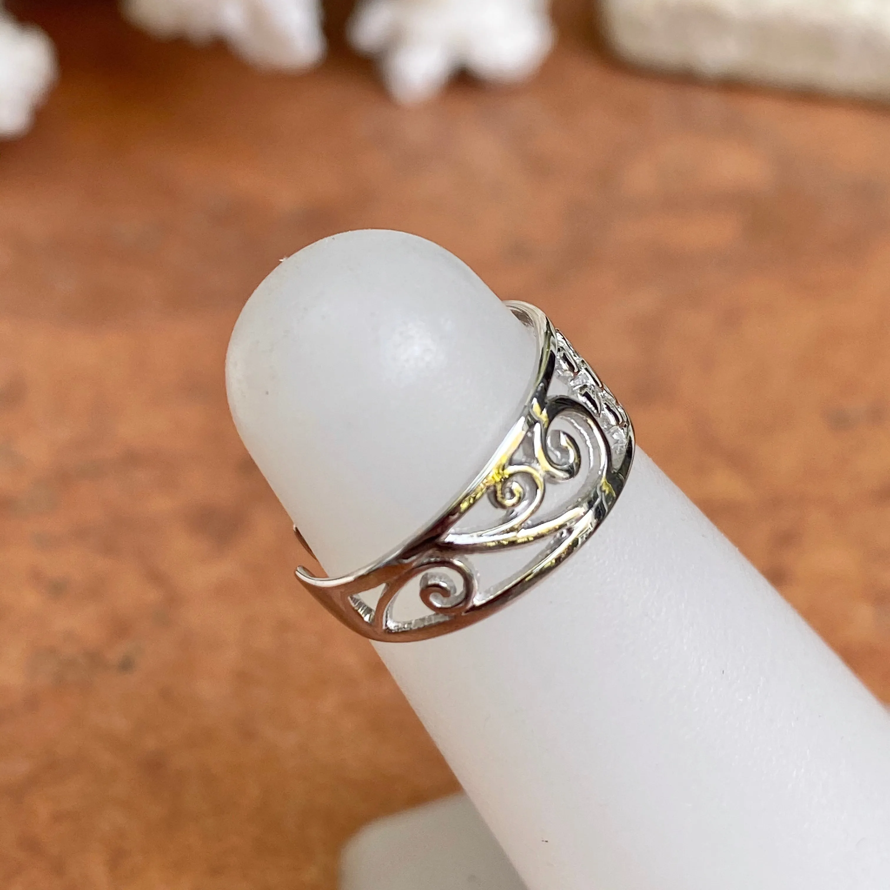 floral toe ring