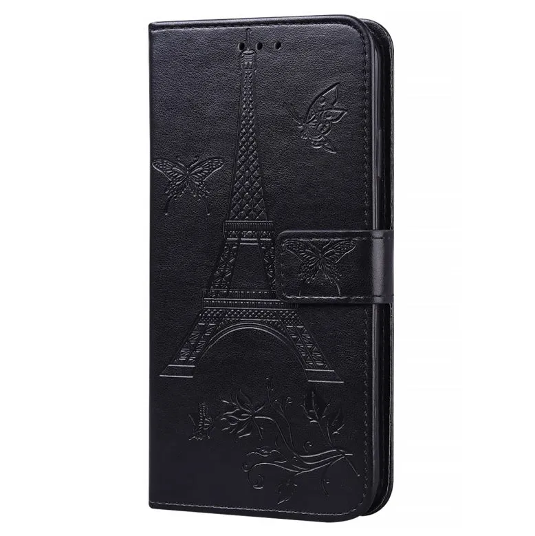 For iPhone12 iPhone12Pro 6.1 Inches Leather Case Flip Cover Card Slots Stand Bag Pink