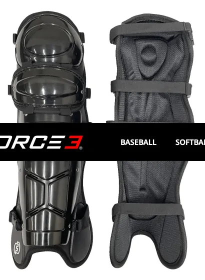 Force 3 Ultimate Umpire Shin Guards with Dupont™ Kevlar®