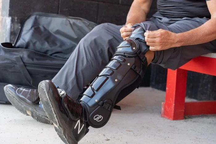 Force 3 Ultimate Umpire Shin Guards with Dupont™ Kevlar®