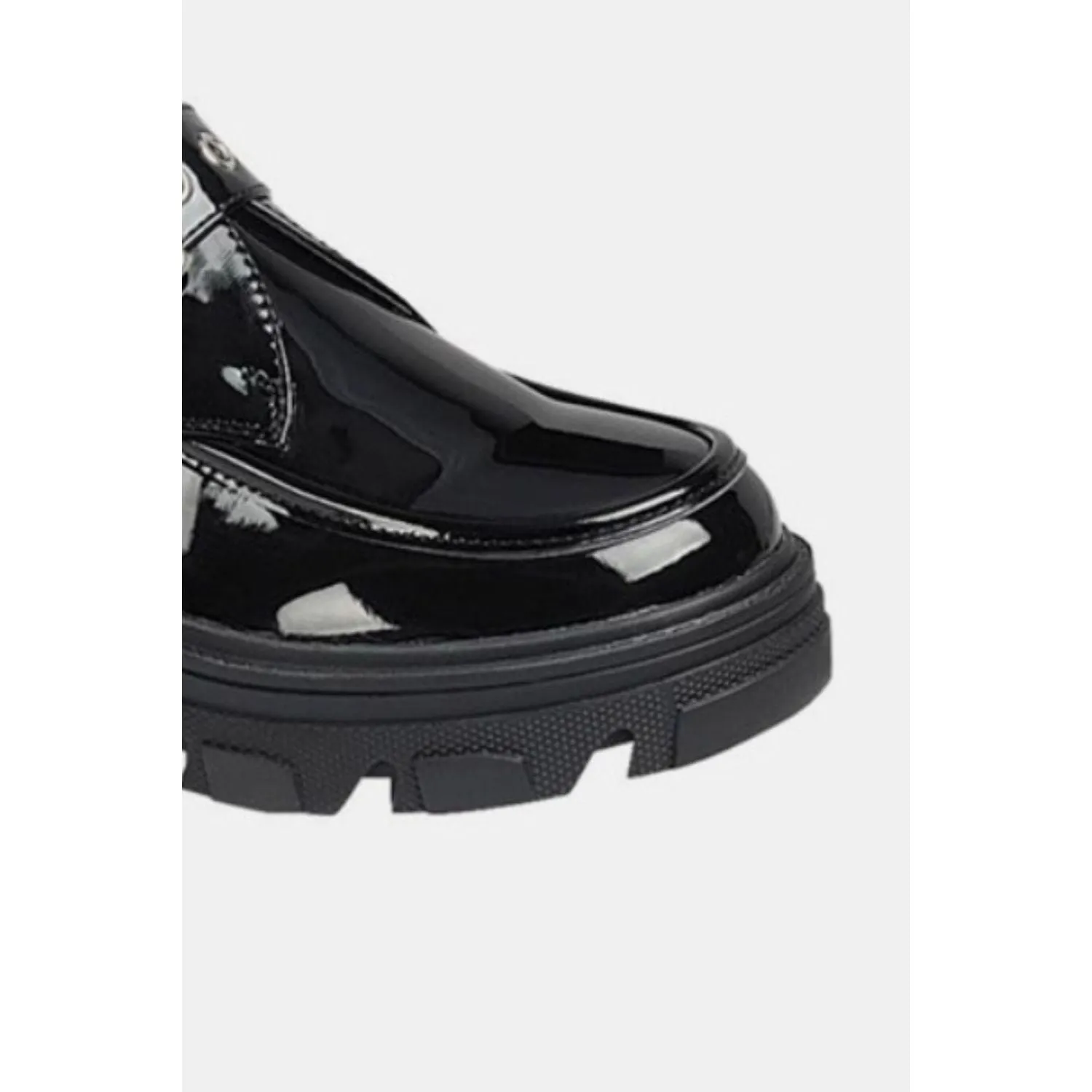 Forever Link Buckled Platform Lug Sole Loafers