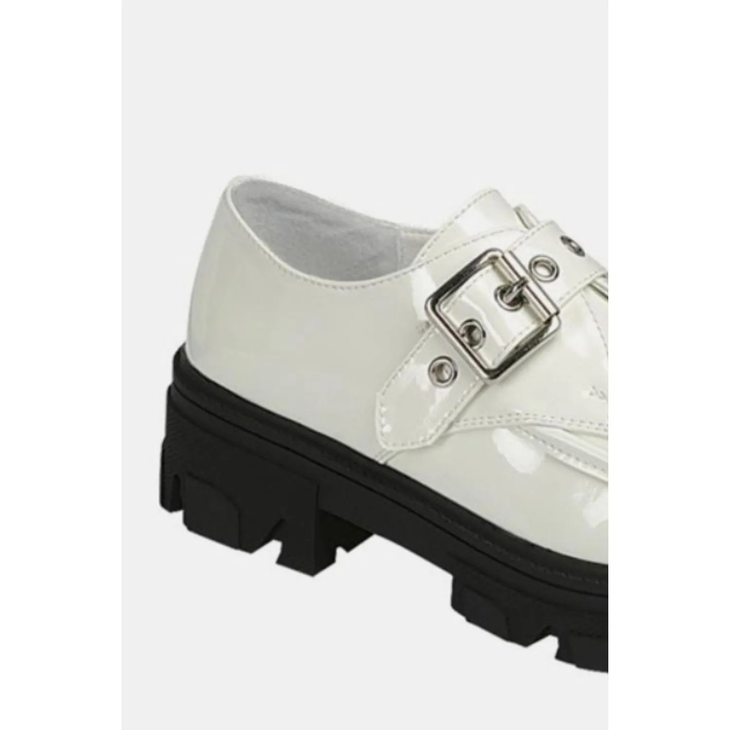 Forever Link Buckled Platform Lug Sole Loafers