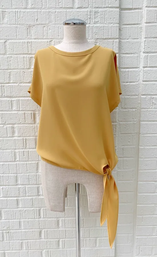 Frank Lyman Marigold Woven Top