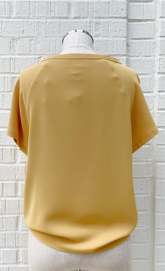 Frank Lyman Marigold Woven Top