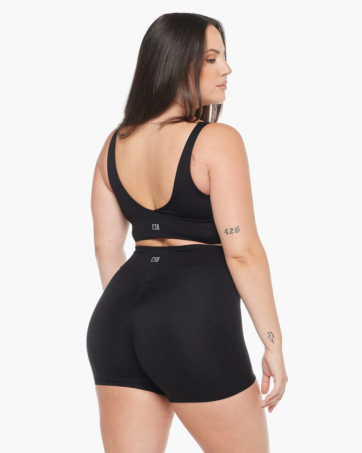 Freedom Essential Cropped Tank | Black