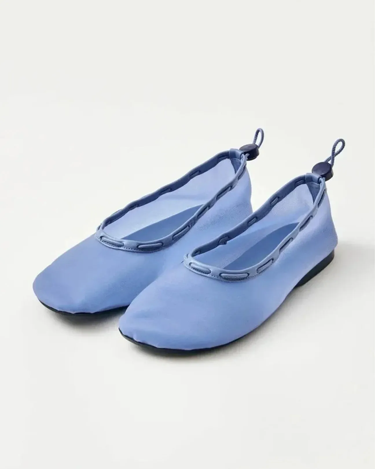 Gill Mesh Ballet Flats in Blue