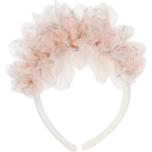 Girls Pink Ruffled Hairband