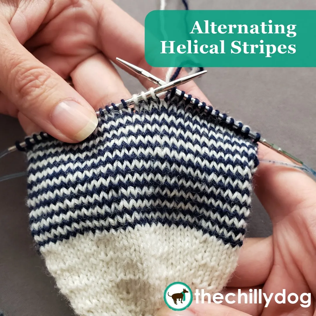 Grand Staircase Socks: Knitting Pattern PDF