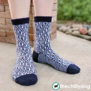 Grand Staircase Socks: Knitting Pattern PDF