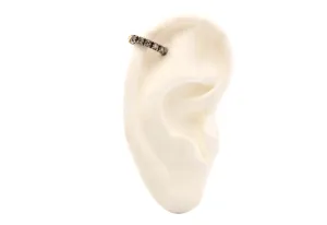 GREY MEDIUM HINGED EAR CUFF EARRING