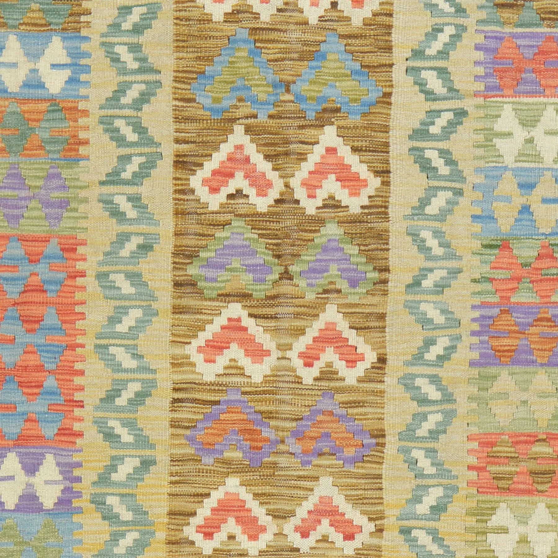 Hand-Woven Flatweave Handmade Kilim Wool Rug (Size 4.9 X 6.4) Cwral-5703