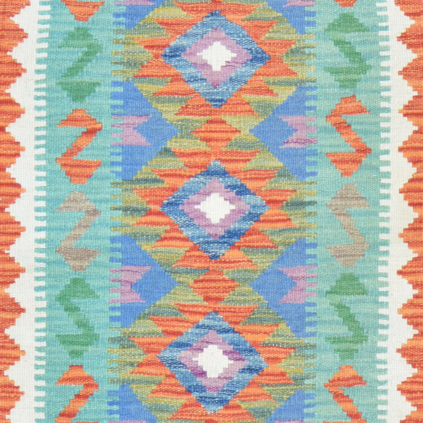 Hand-Woven Reversible Tribal Kilim Handmade Wool Rug (Size 2.1 X 2.9) Cwral-9414
