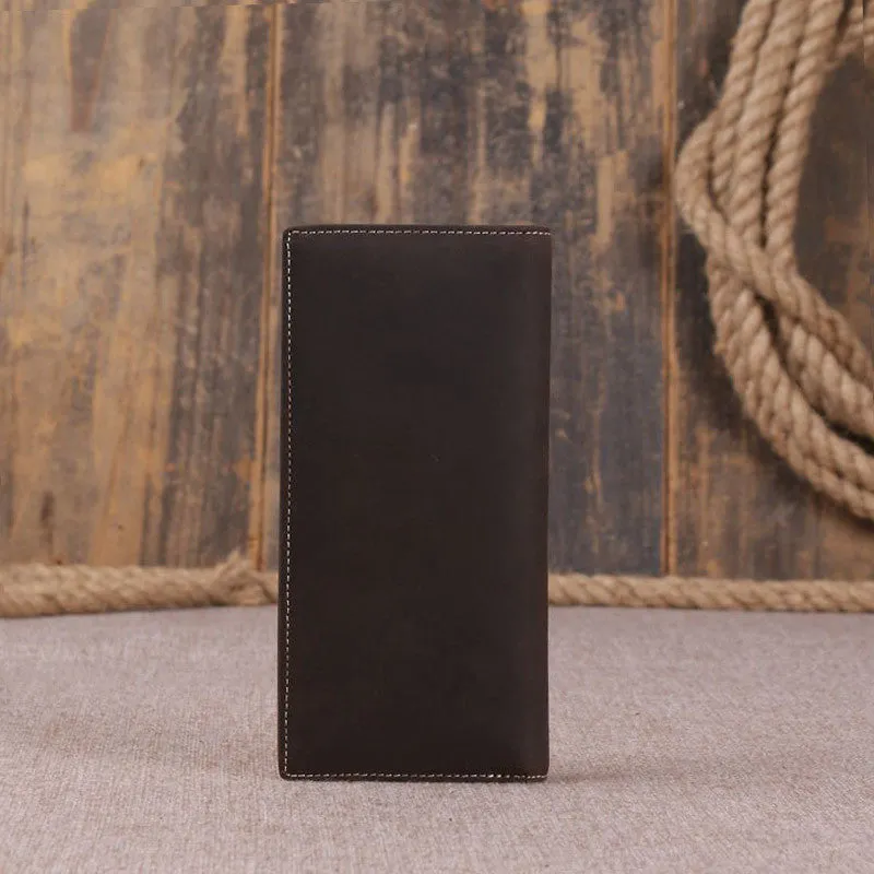 Handmade Genuine Leather Wallet, Leather Purse For Men 9070