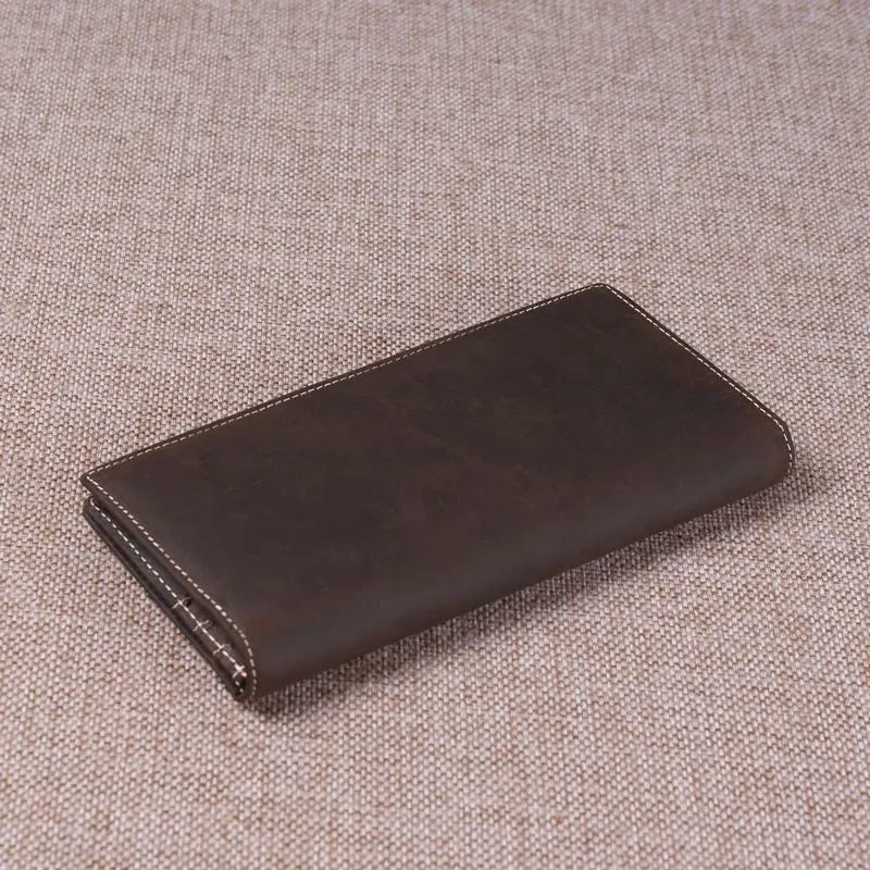 Handmade Genuine Leather Wallet, Leather Purse For Men 9070