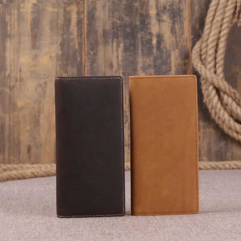 Handmade Genuine Leather Wallet, Leather Purse For Men 9070