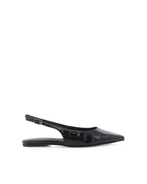 HENNA - BLACK PATENT CROC