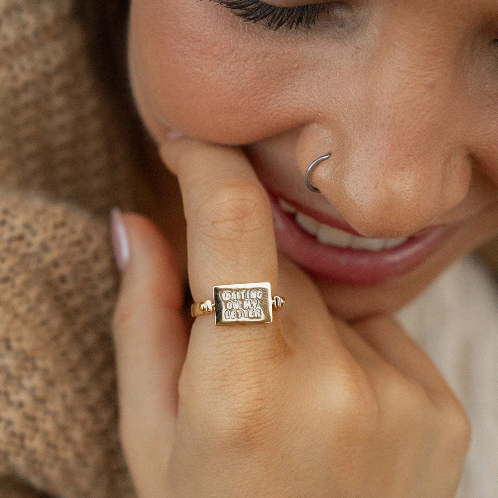 Hogwarts™ Letter Flip Ring
