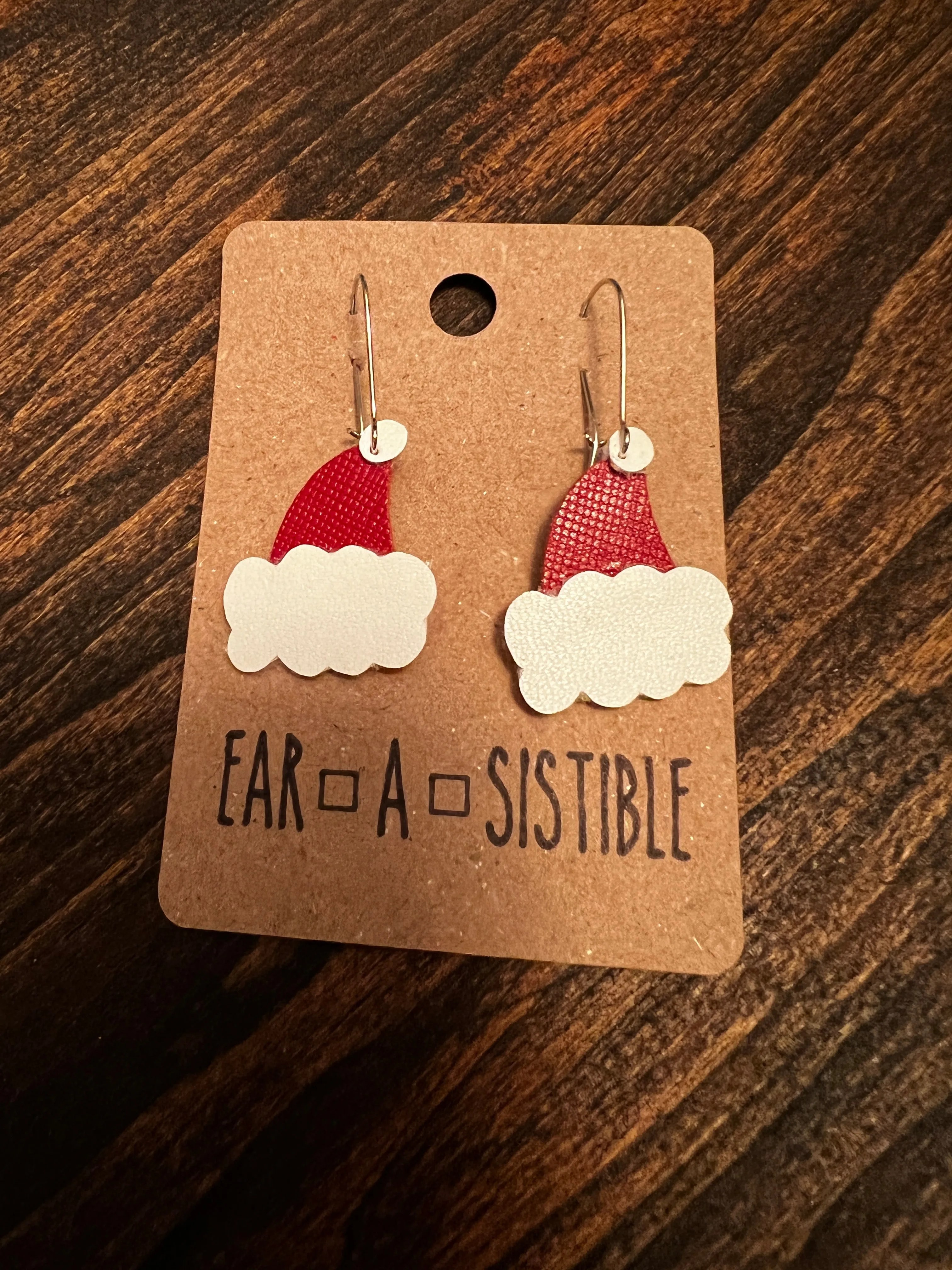 Holiday Leather Earrings