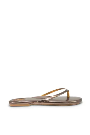Indie Flip Flops - Metallic Pewter