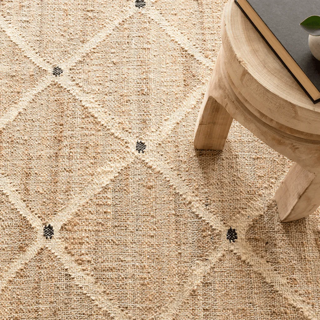 Kali Woven Jute Rug - Natural