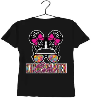 Kindergarten Cutie (Two Buns) Vinyl Heat Transfer