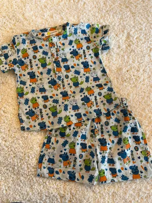 Klingaru Summer Short Set  -  Blue Peppa Pig