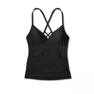 Kona Sol Women's Strappy Back Tankini Swim Top