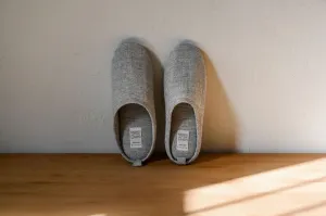 Kontex Moku Light Linen Slippers Grey Large