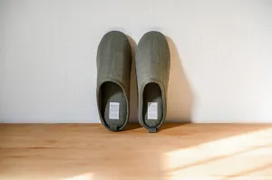 Kontex Moku Light Linen Slippers Khaki Large