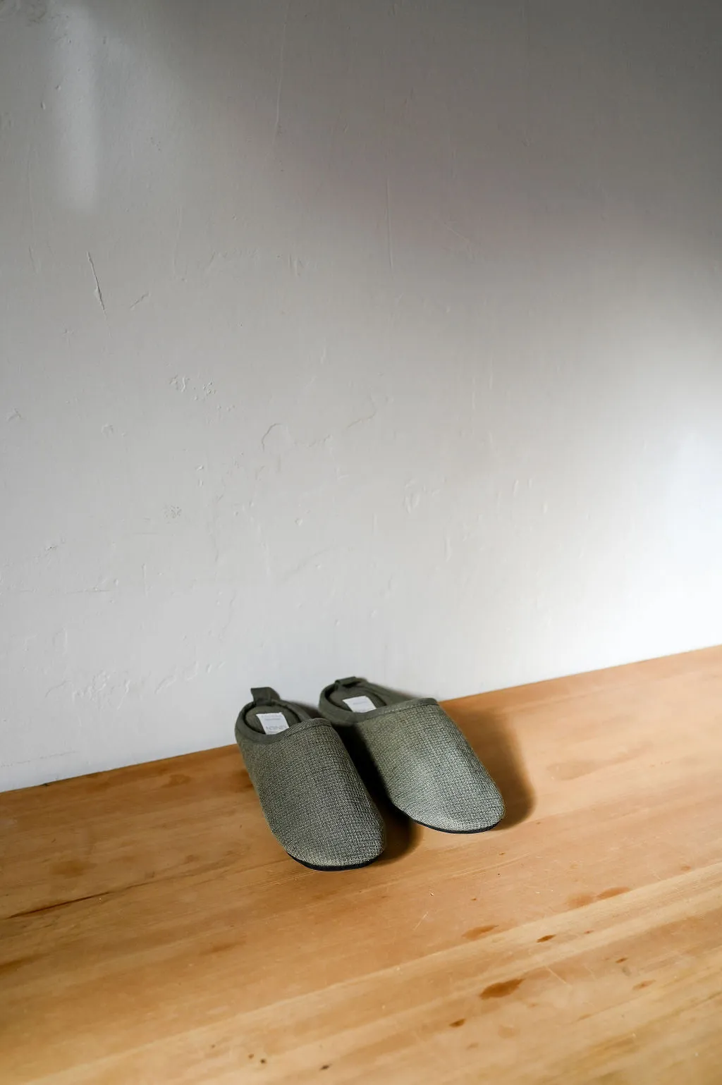 Kontex Moku Light Linen Slippers Khaki Large