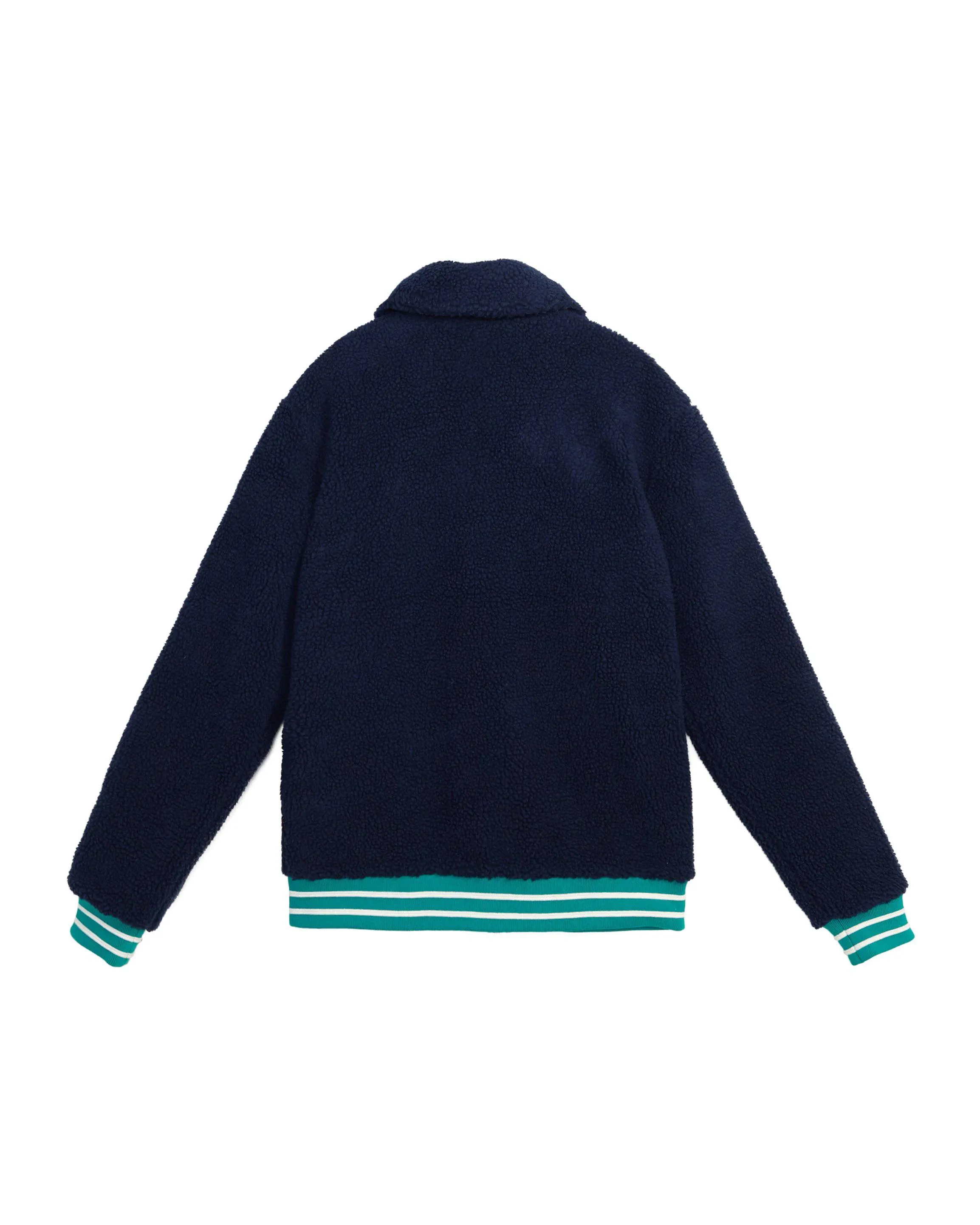 Konus Men's Sherpa Zipup Jacket in Navy