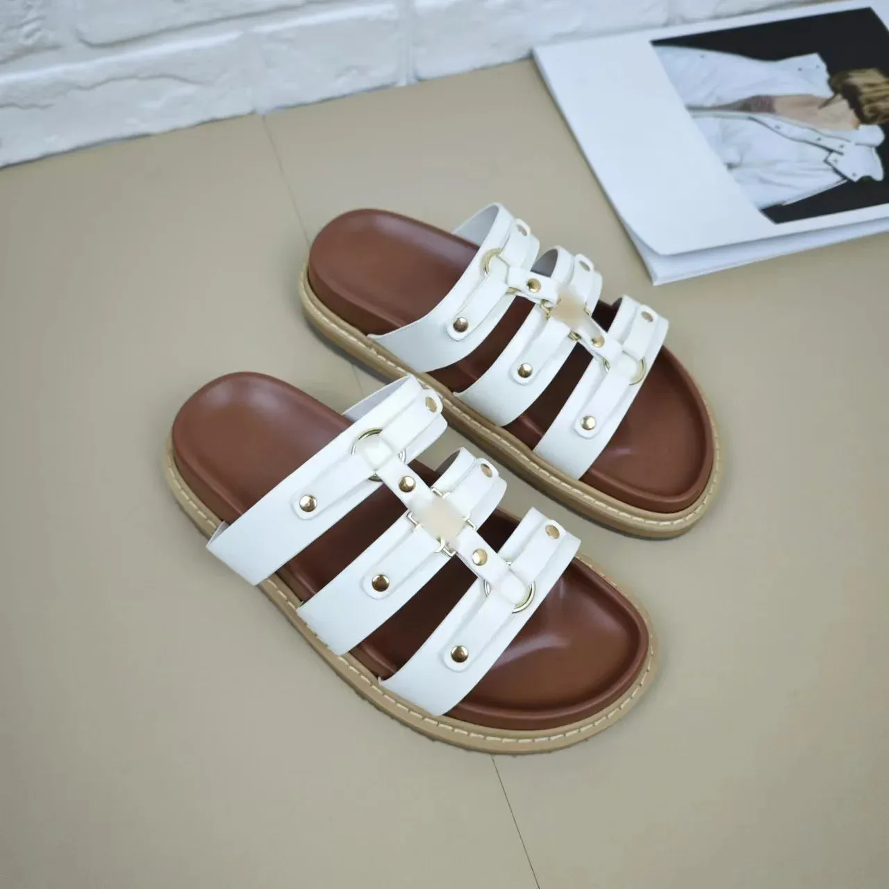 Laidback Luxe Summer Slides