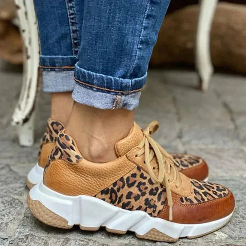 Lara | Leopard Orthopedic Casual Shoes
