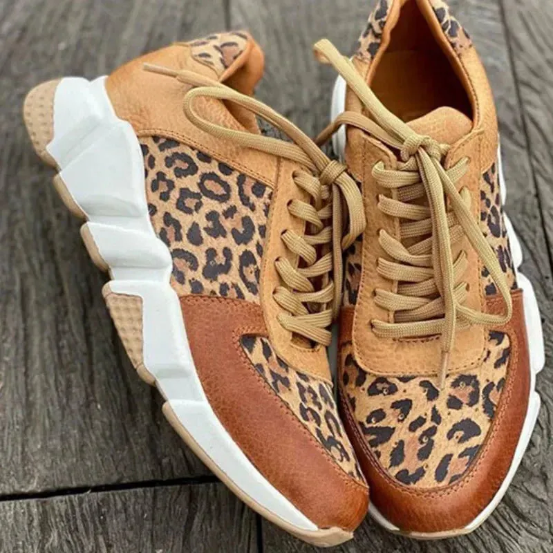 Lara | Leopard Orthopedic Casual Shoes