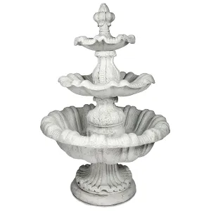 Large 3 Tier Waved Fountain
