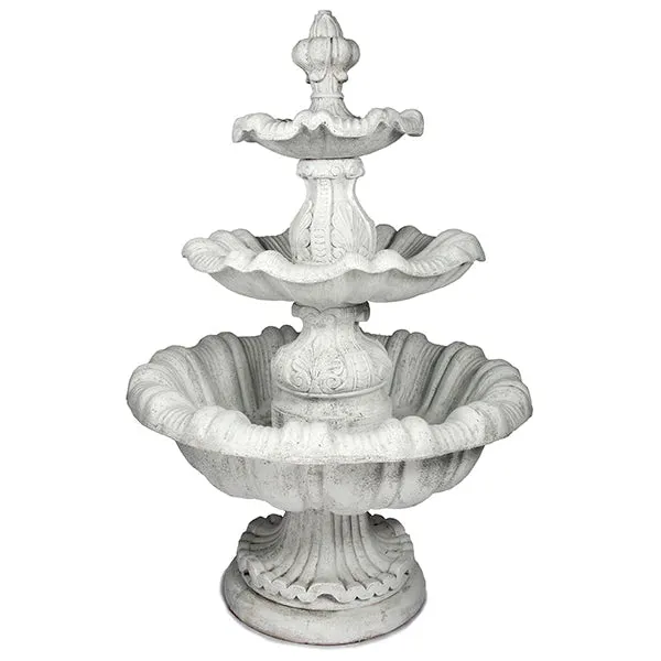 Large 3 Tier Waved Fountain