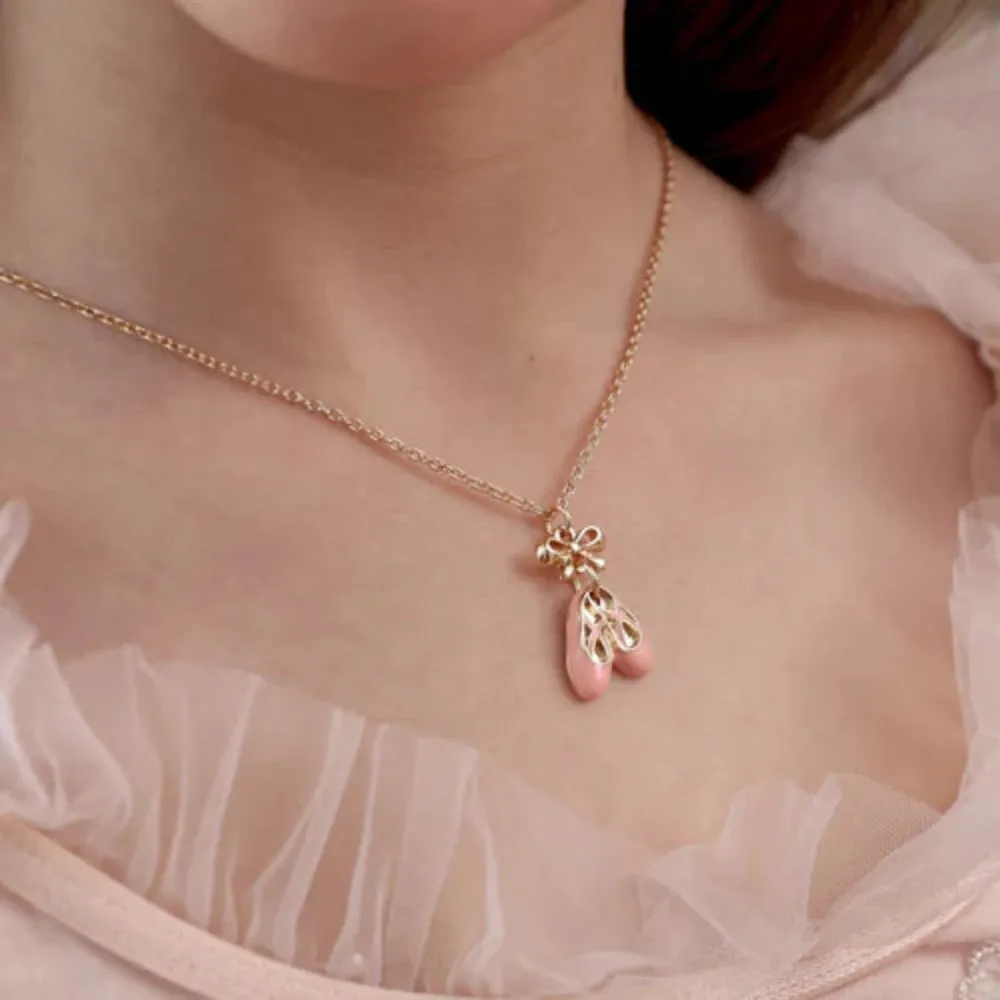 LAUREN HINKLEY BALLET SLIPPER NECKLACE