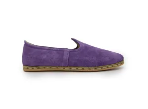 Lavender Leather Loafers