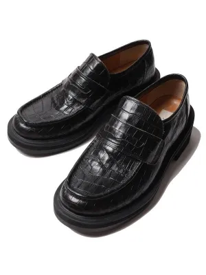 LEATHER LOAFERS