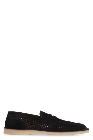 Leather loafers
