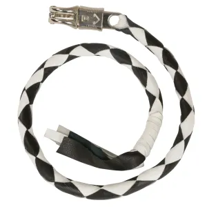 Leather "Get Back" Whip for Motorcycles