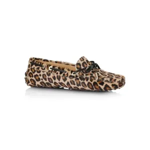 Leopard Print Calf Hair Leather