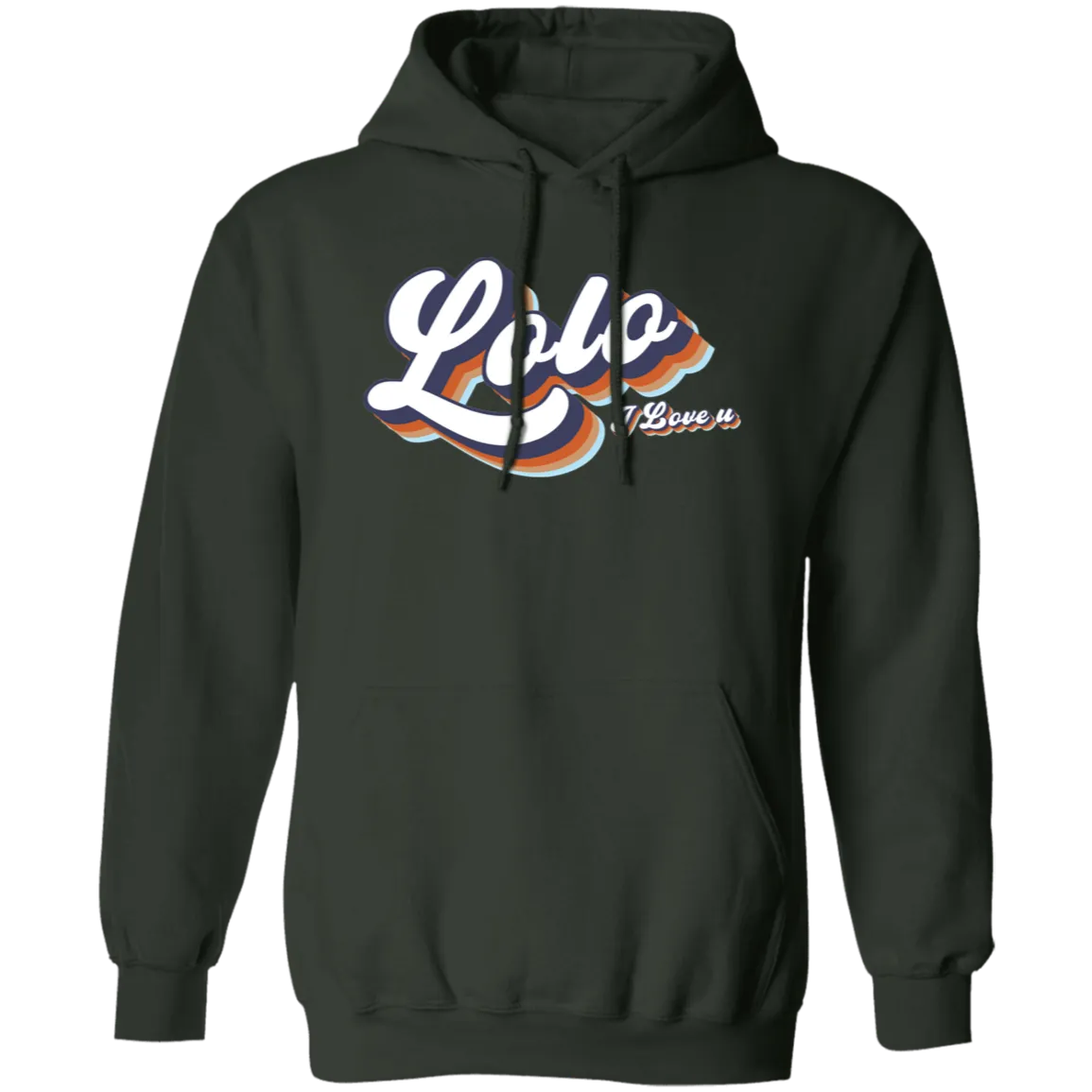 Lolo I Love U Unisex Pullover Hoodie