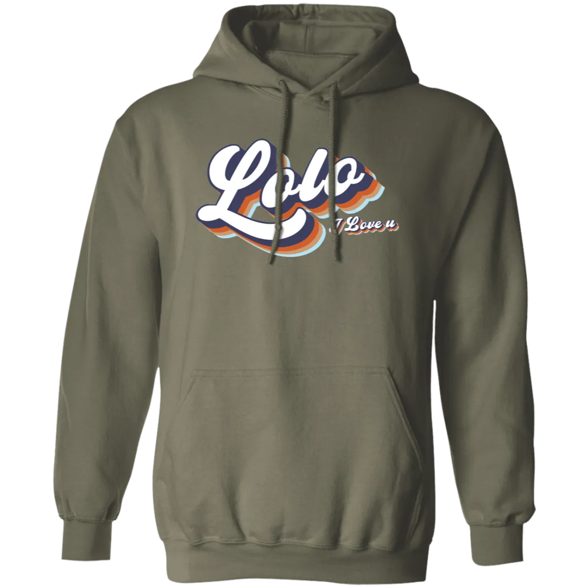 Lolo I Love U Unisex Pullover Hoodie