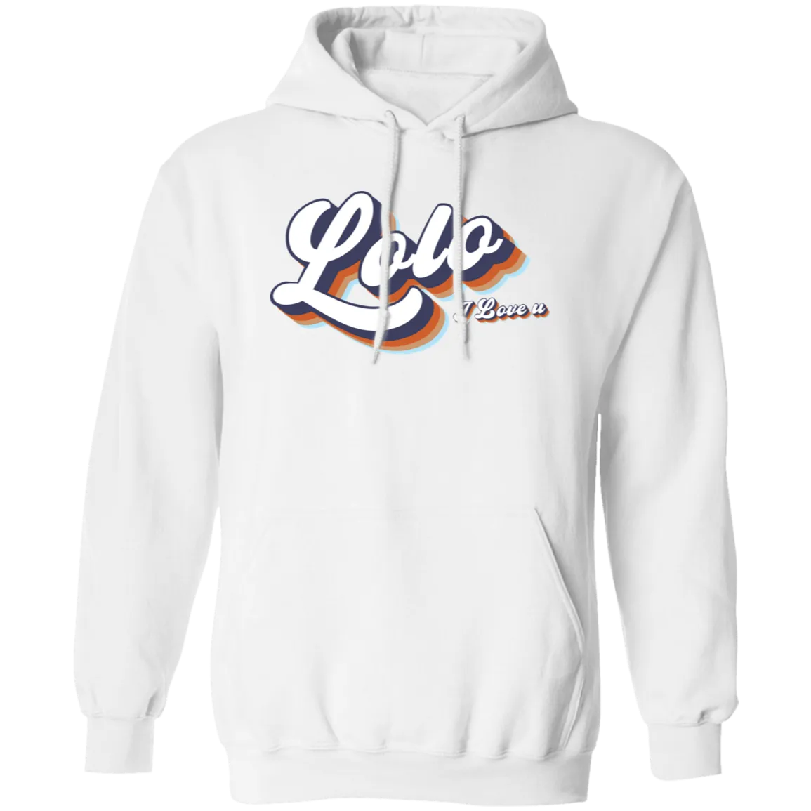 Lolo I Love U Unisex Pullover Hoodie