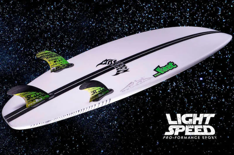 ...LOST DRIVER 2.0 BRO 6'4" LIGHTSPEED EPOXY FCS II