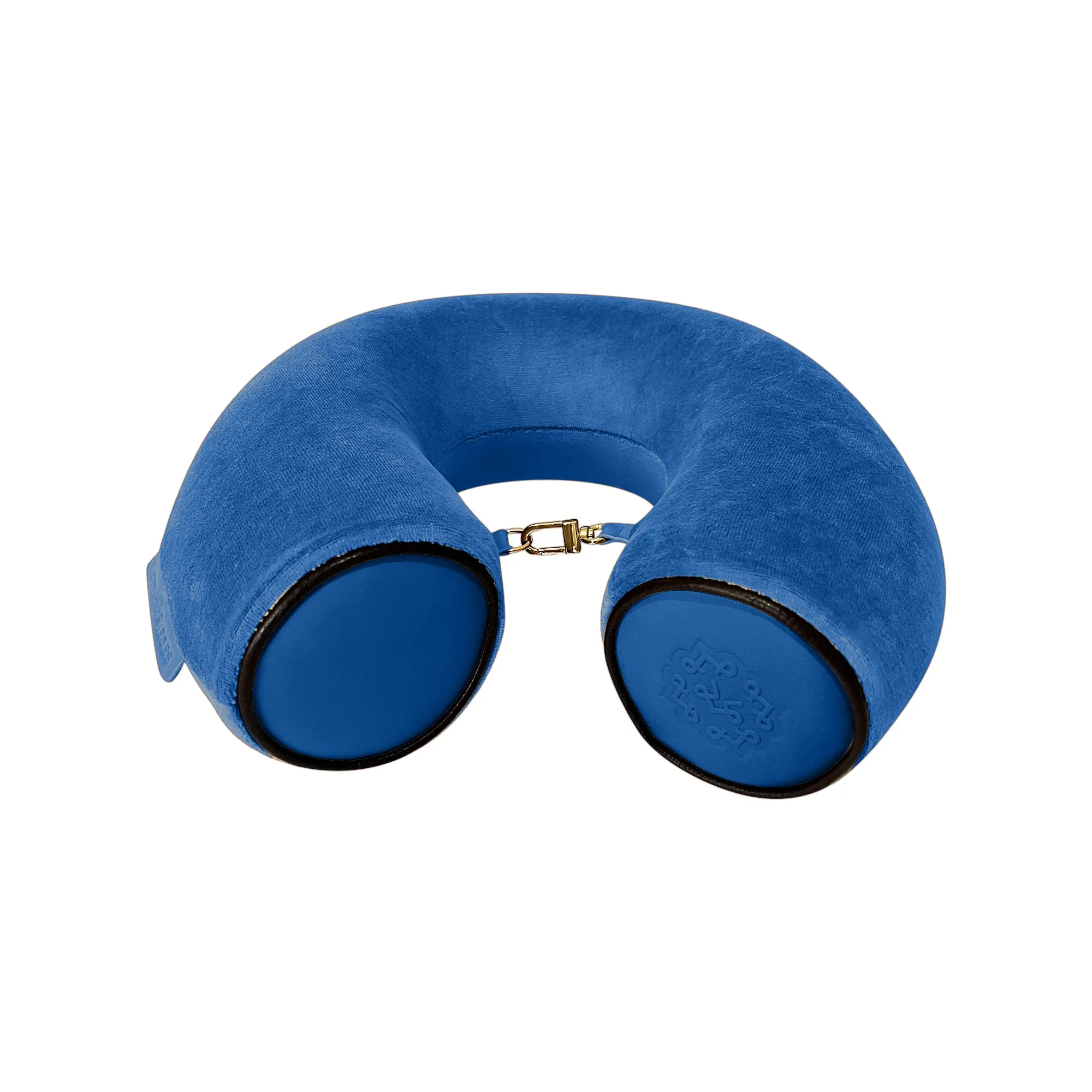 Lotta Pieces | Super Plush Travel Neck Pillow With Leather Tips