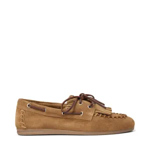 Magda - Tan suede
