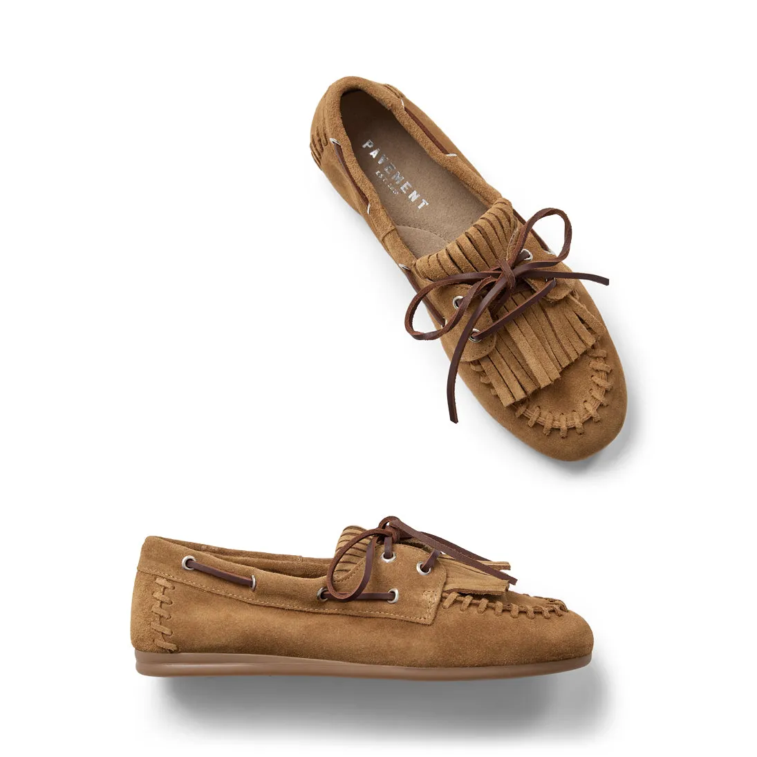 Magda - Tan suede