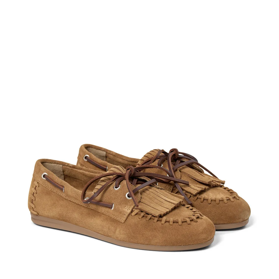 Magda - Tan suede